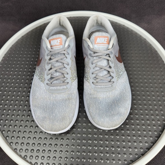 Nike Flex Contact Shoes Womens Size 8.5‎ Running 908995-006 Sneakers Athletic - Picture 1 of 16